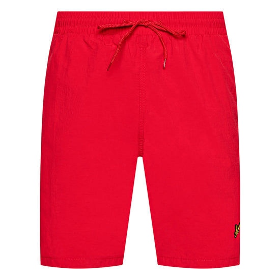 Costume Uomo Rosso, con patta posteriore e logo applicato