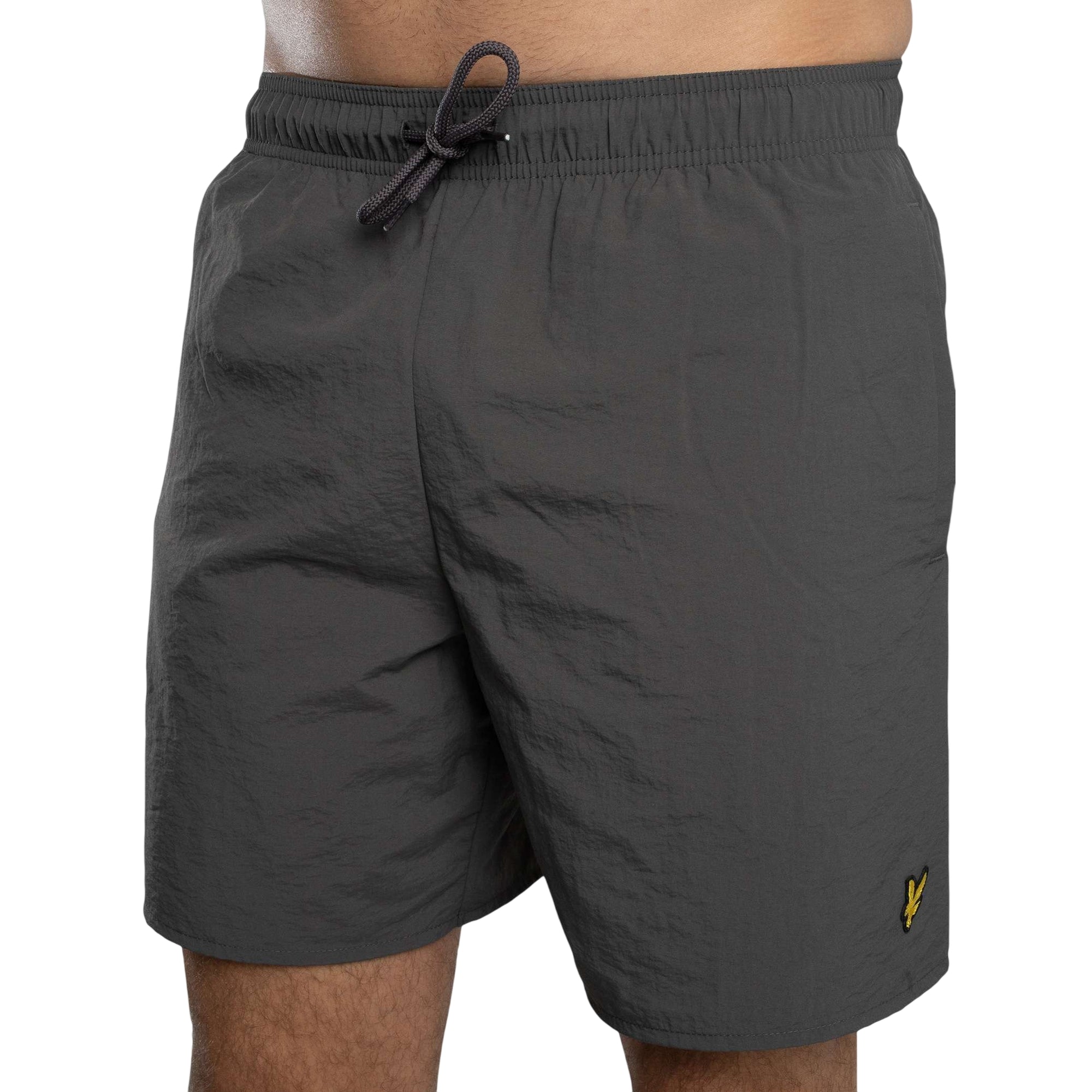 Costume Uomo Grigio, con patta posteriore e micro logo applicato