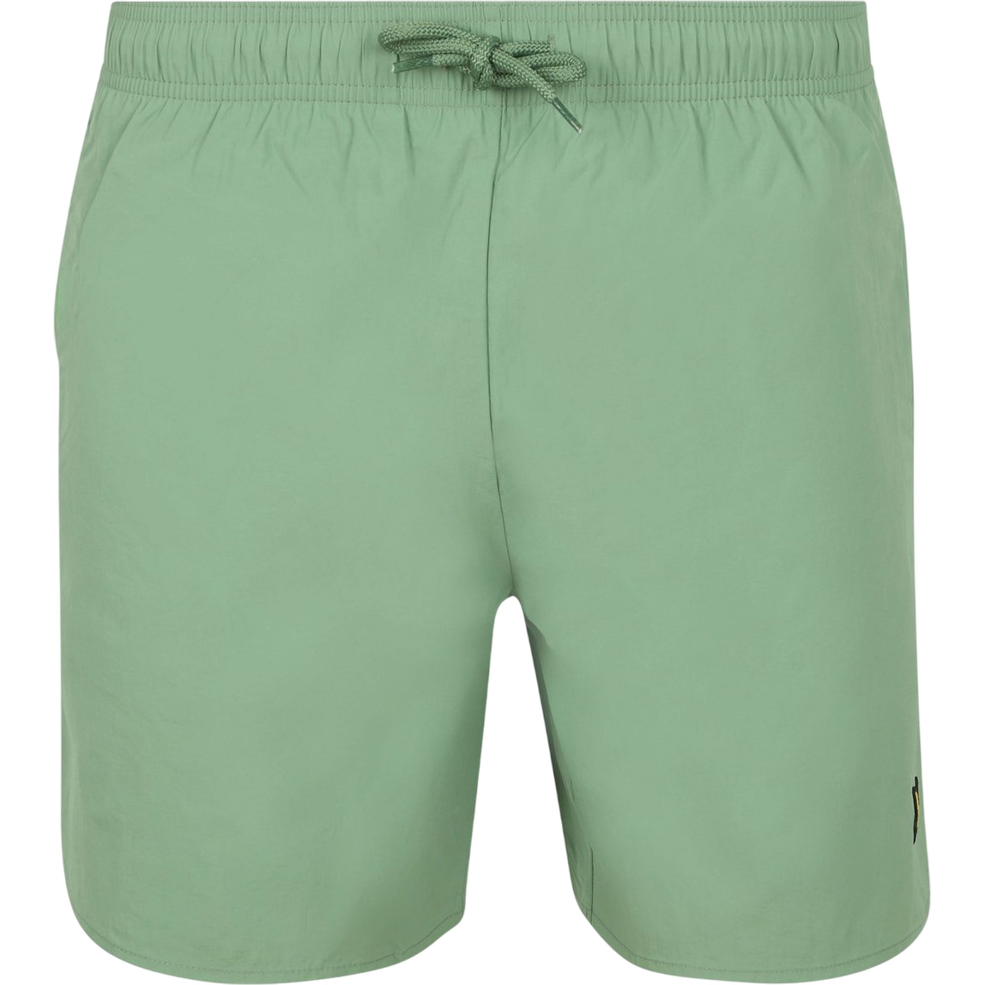 Costume Uomo Verde a pantaloncino, con patta posteriore e logo applicato 