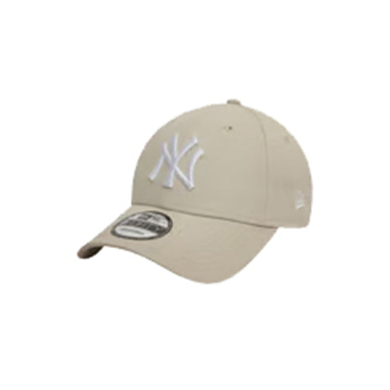 Cappello Unisex beige con logo Yankees bianco