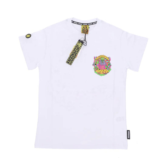 T-Shirt Uomo bianca con stampa Liquid Dream