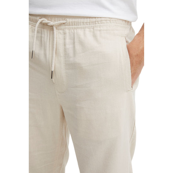 Pantalone Uomo in lino con vita elasticizzata