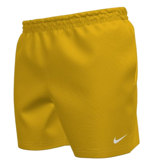 Costume Uomo Oro a pantaloncino, con coulisse e stampa logo a contrasto 