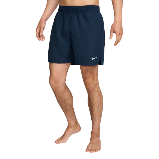 Costume Uomo in tessuto Navy, con logo Bianco stampato a contrasto 