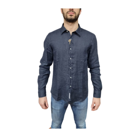 Camicia Uomo a maniche lunghe con bottoni frontali