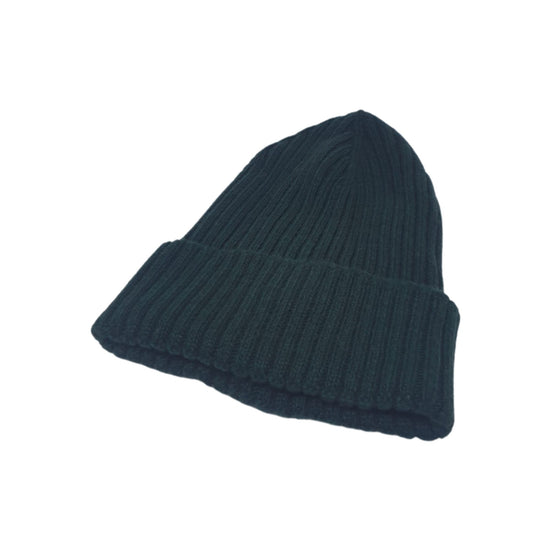 Cappello Unisex invernale a tinta unita con risvolto