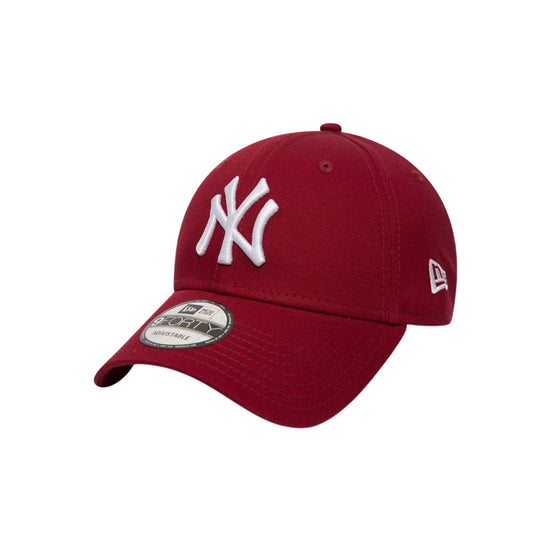 Cappello Unisex bordeaux con logo Yankees bianco