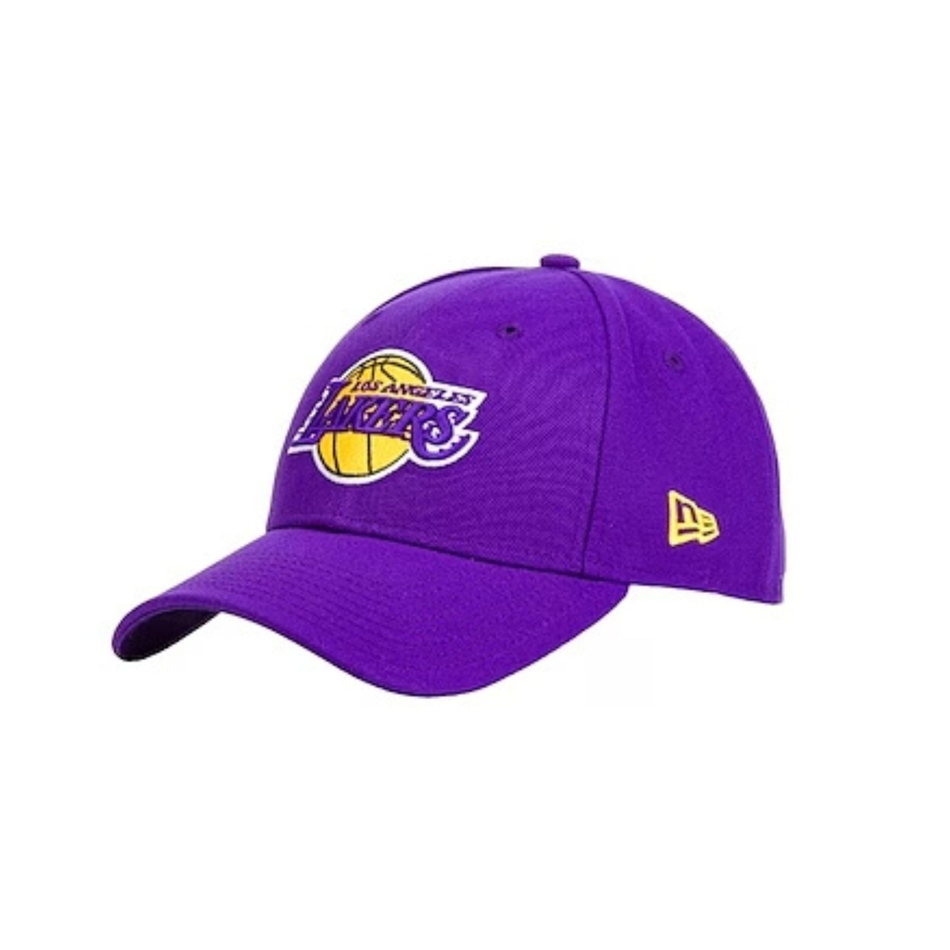 Cappello Los Angeles Lakers Viola – Berretto NBA Con Logo Doppio, Regolabile Per Uomo E Donna