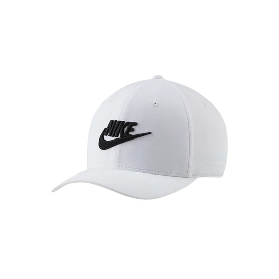 Cappello bianco con logo in rilievo frontale 