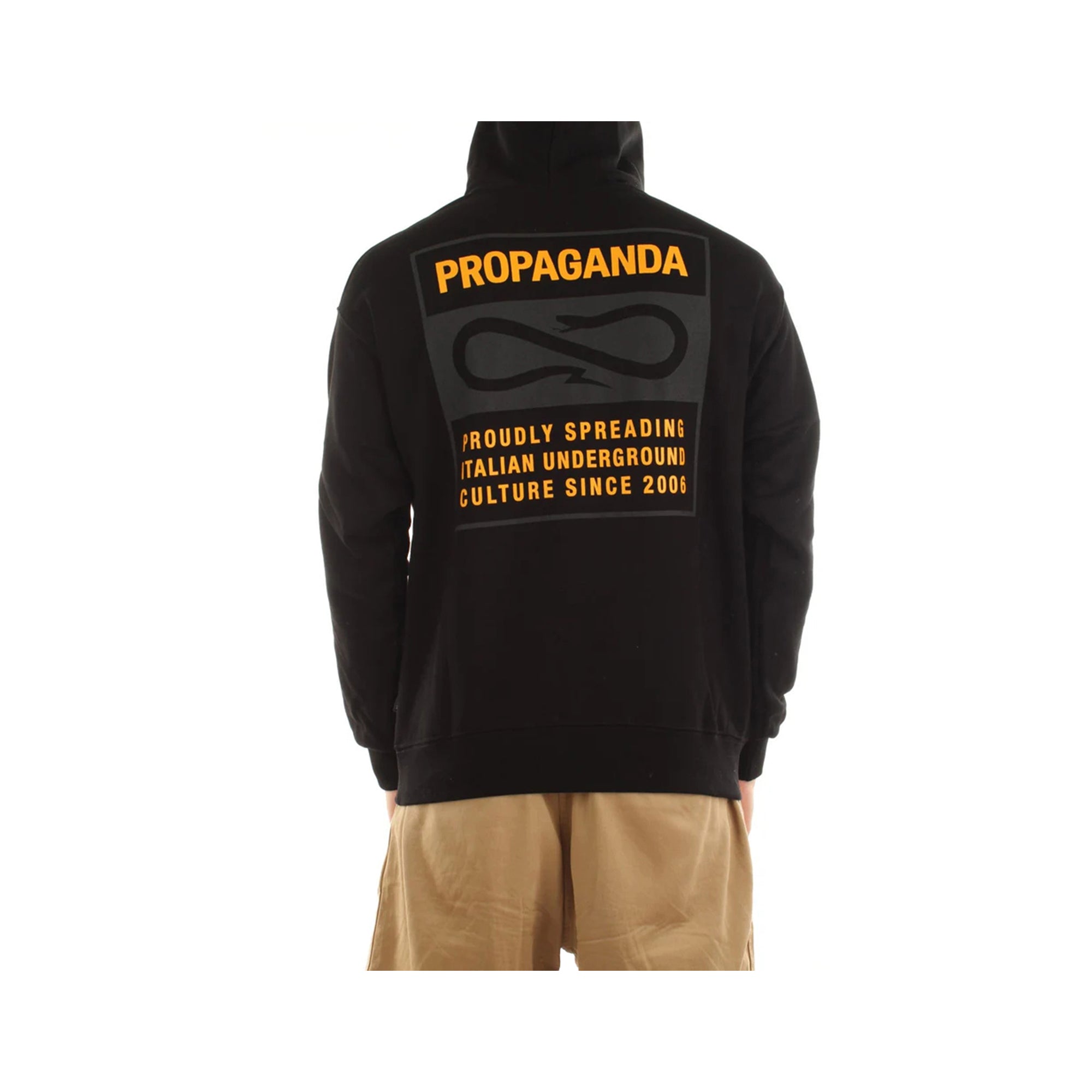propaganda Felpa Leggera Cappuccio Uomo Roulette Hoodie Black propaganda Felpa Leggera Cappuccio Uomo Roulette Hoodie Black