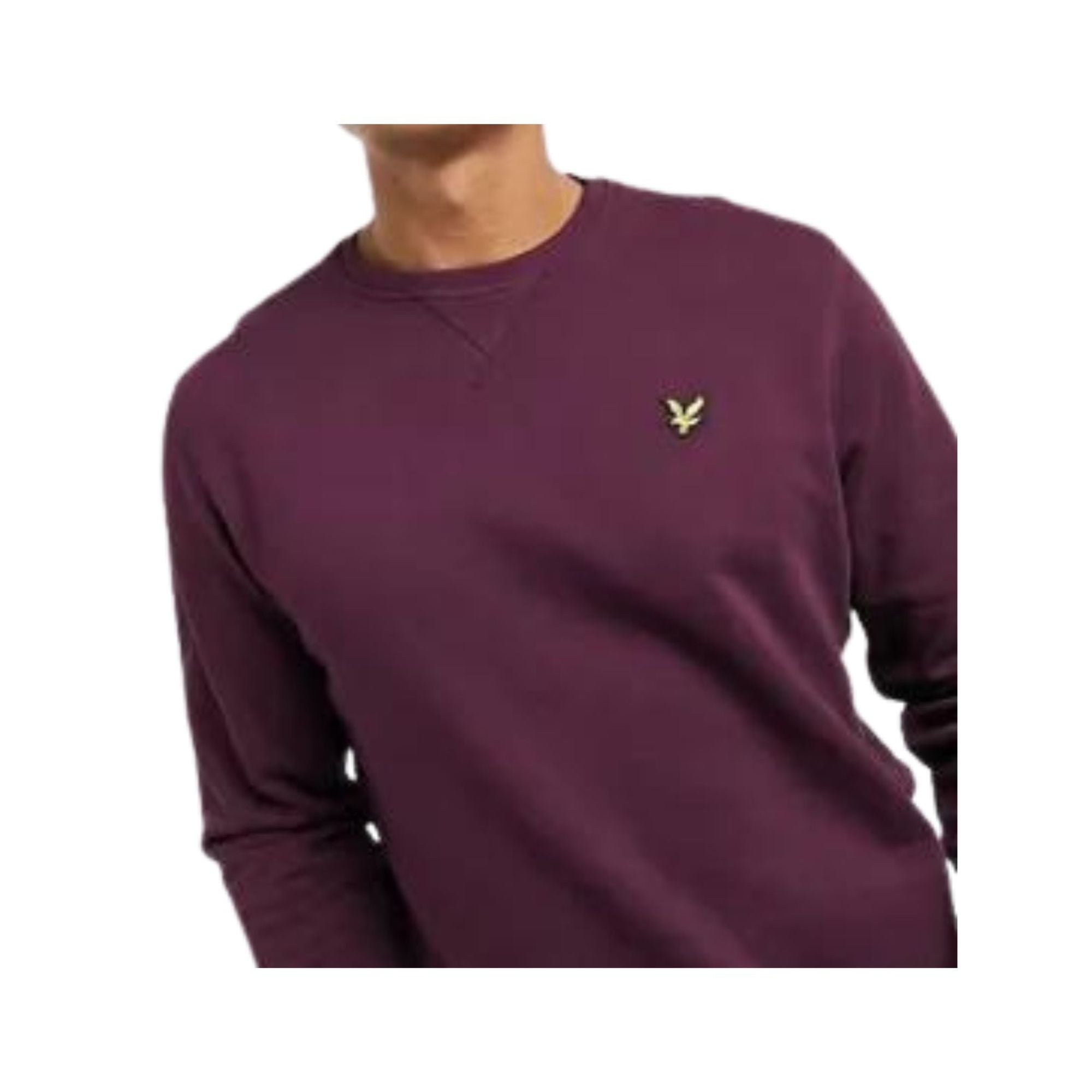 Dettaglio ravvicinato Felpa girocollo con logo sul petto