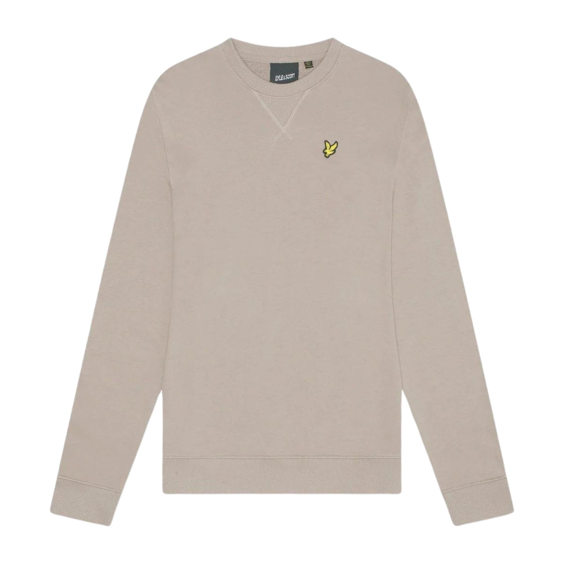 Felpa Uomo Heritage Taupe Brushback Lyle Scott Maracana
