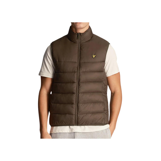 Gilet Nero Uomo con tasche laterali e micro logo frontale