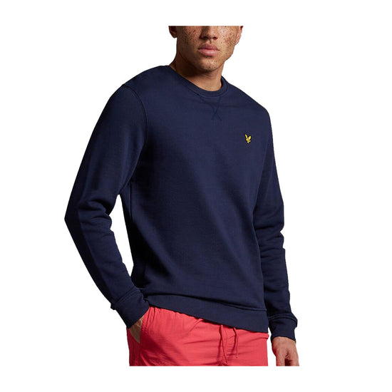 Felpa Uomo Girocollo Blu navy modello