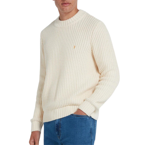 Maglione Uomo Burlington con bordi a coste