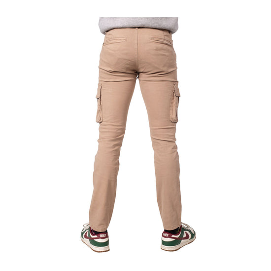 Pantalone Uomo in cotone stretch con numerose tasche