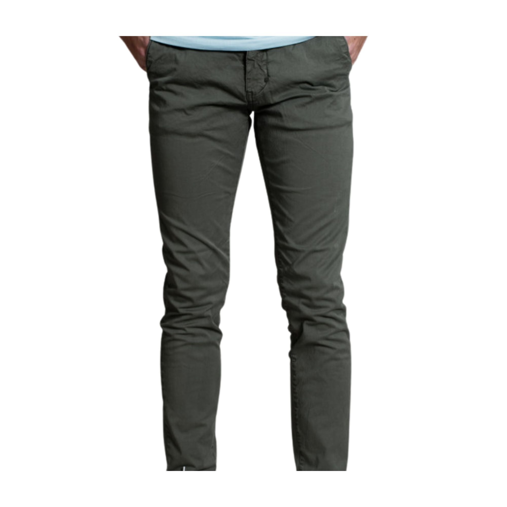 Pantalone Uomo Chino verde 