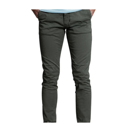 Pantalone Uomo Chino verde 