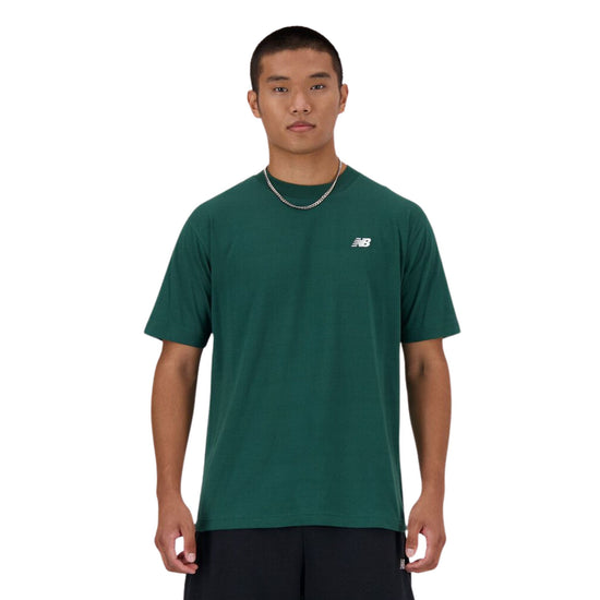 T-Shirt Uomo verde con logo a contrasto