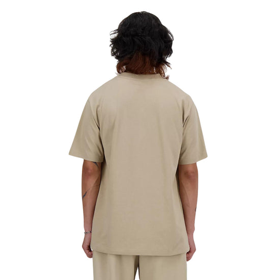 T-Shirt Uomo beige con logo tono su tono