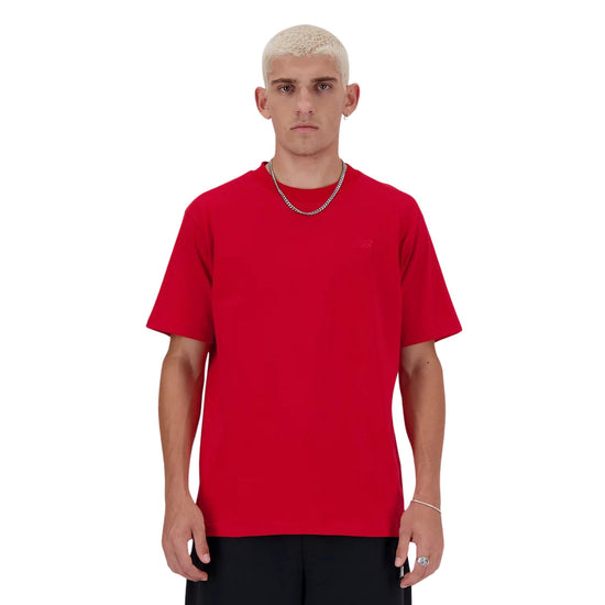 T-Shirt Uomo rossa con logo tono su tono