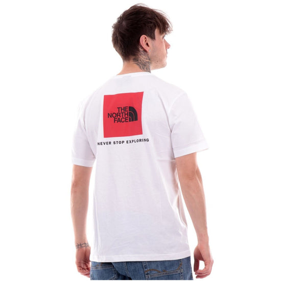 T-Shirt Uomo con Red Box sul retro