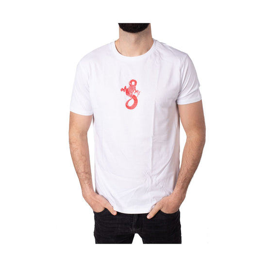 T-shirt Uomo Bianca linea Dragon