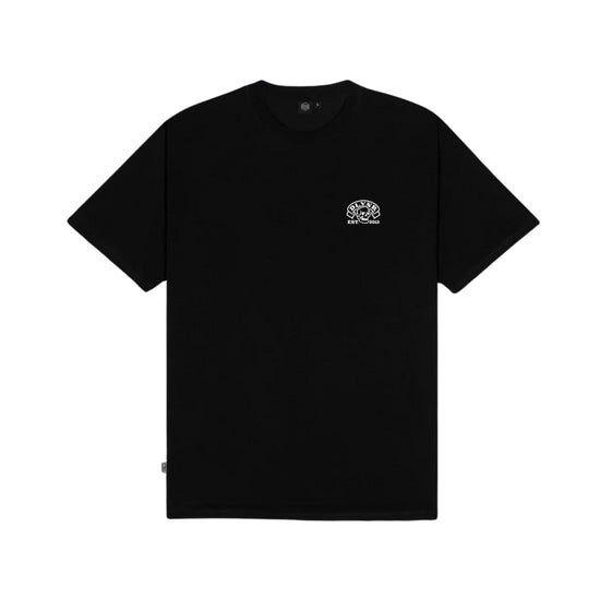 T-shirt Nera Uomo con girocollo in 100% cotone
