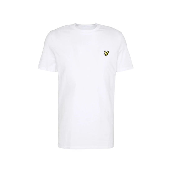 T-shirt Bianca Uomo con girocollo in cotone