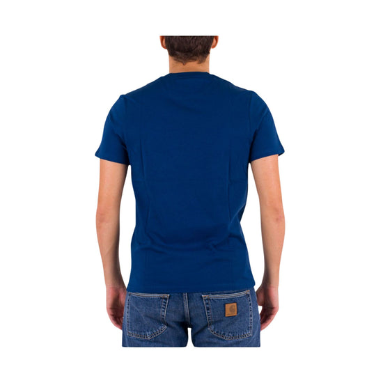 T-shirt Blu Organic Uomo in cotone