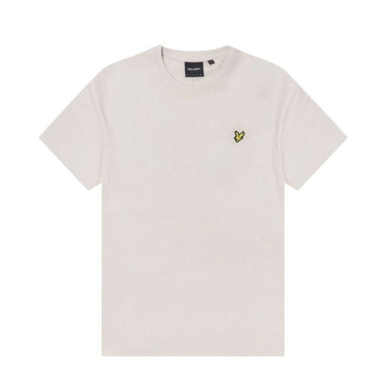 T-shirt Uomo Beige con logo a contrasto