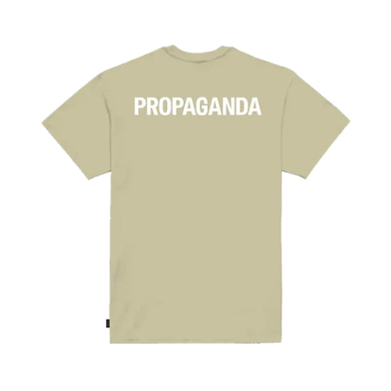 T-Shirt Uomo beige con logo Propaganda