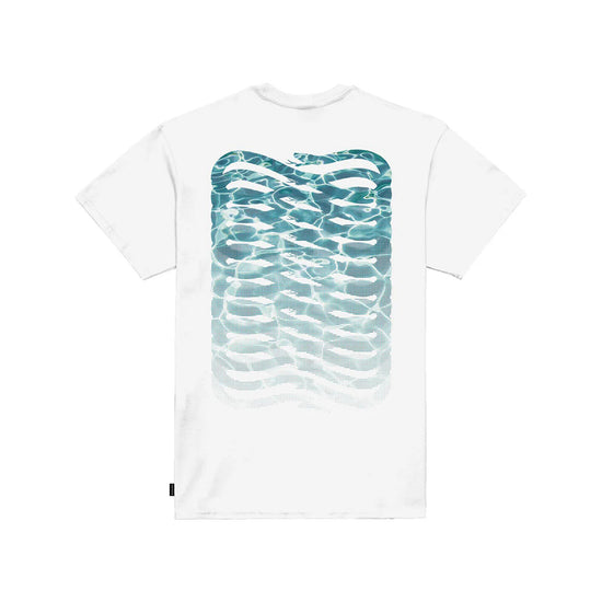 T-Shirt Uomo con stampa Waves sul retro