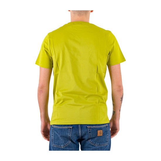 T-shirt Uomo Plain Verde Acido