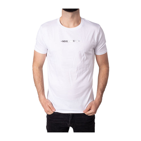 T-shirt per Uomo con scritta frontale e maxi stampa posteriore