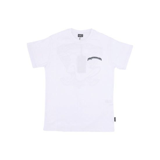 T-shirt Uomo con stampa logo sul petto e maxi stampa multicolore 