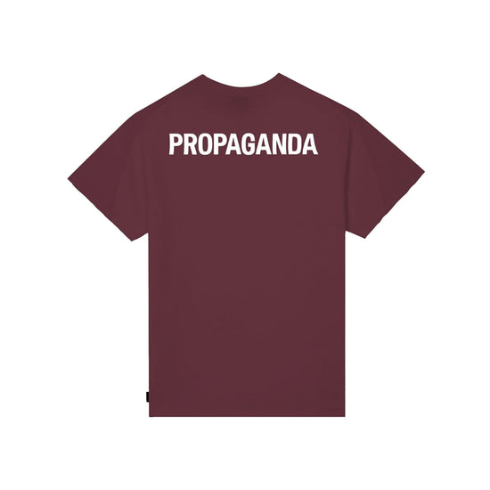 T-shirt Uomo Propaganda Logo Og Bordeaux