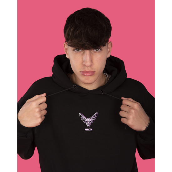HOODIE OVER VAPOR WAVE